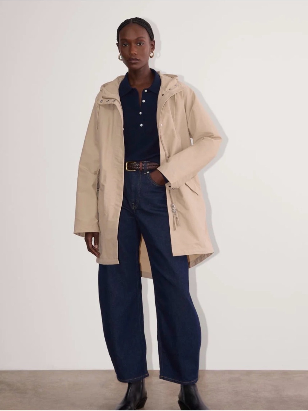 Everlane the renew anorak in trench coat khaki
Size small